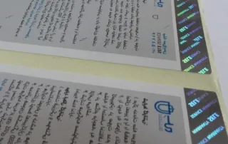 چاپ مشکی و رنگی